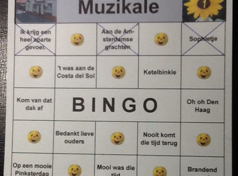 Muzikale bingo op maandag 26 augustus