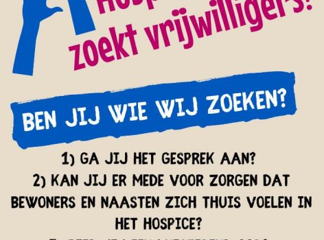 Hospice Balade: Vrijwilligers zijn onmisbaar!