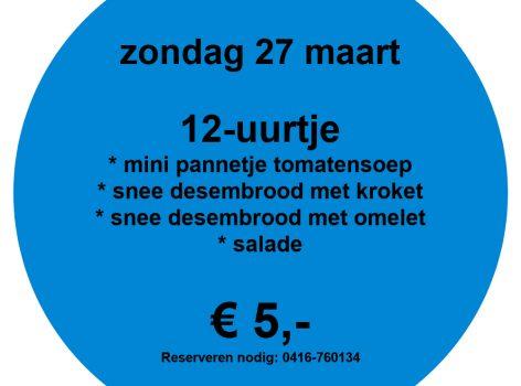 Twaalf uurtje 27 maart 2022