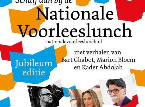 Lunchen tijdens voorleeslunch op 7 oktober