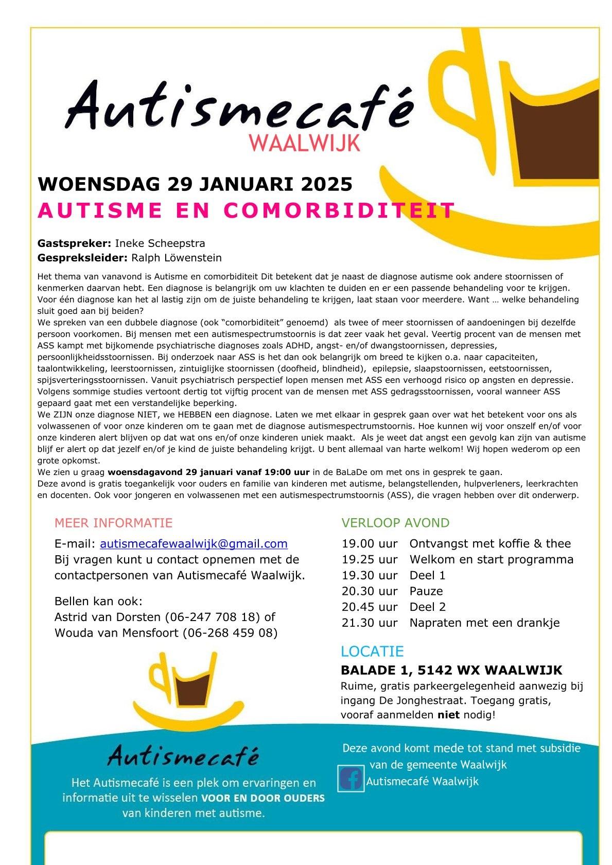 Autismecafé 30 september 2026