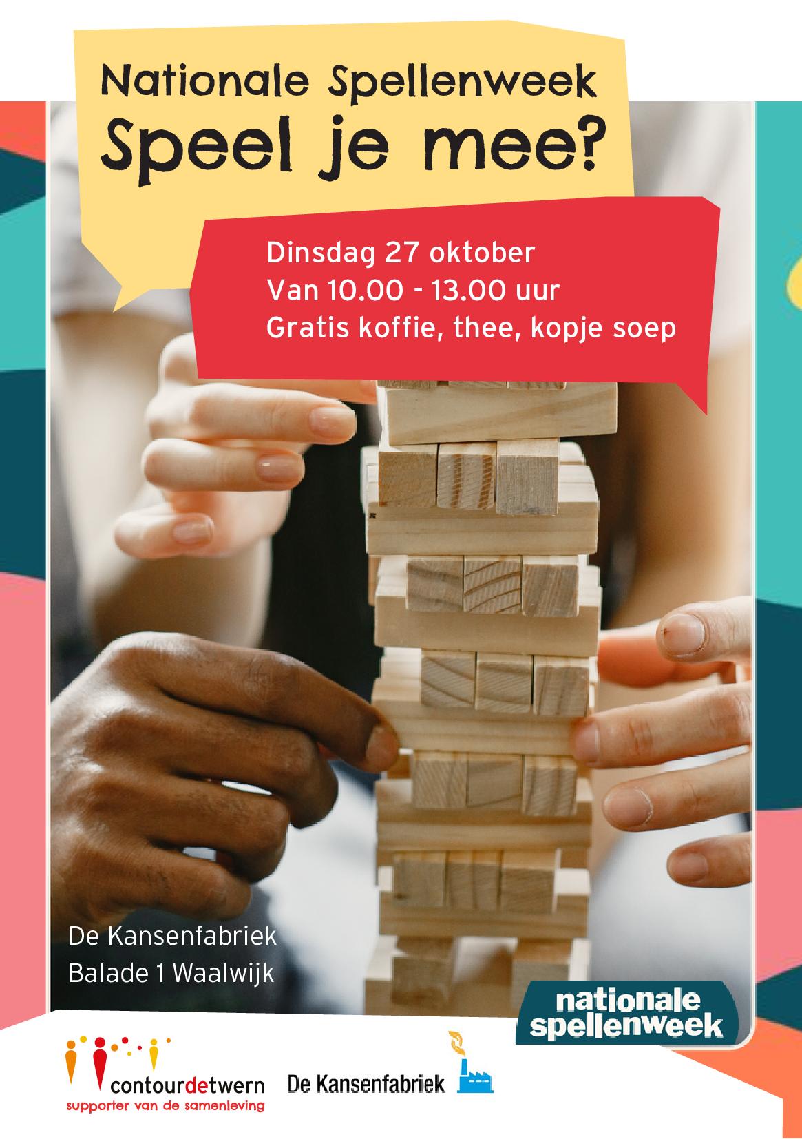 Spelletjesochtend spellenweek